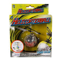 Van manen helicopterball met licht boven je handpalm
