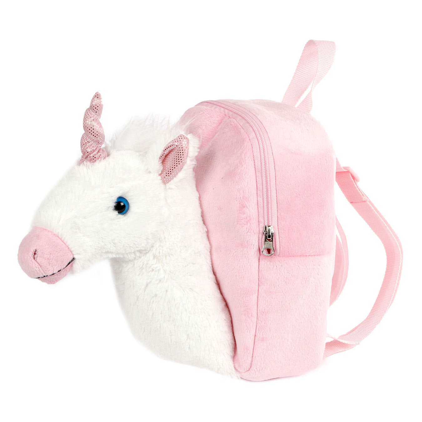Take me home unicorn rugzak met 3d unicorn 26cm roze