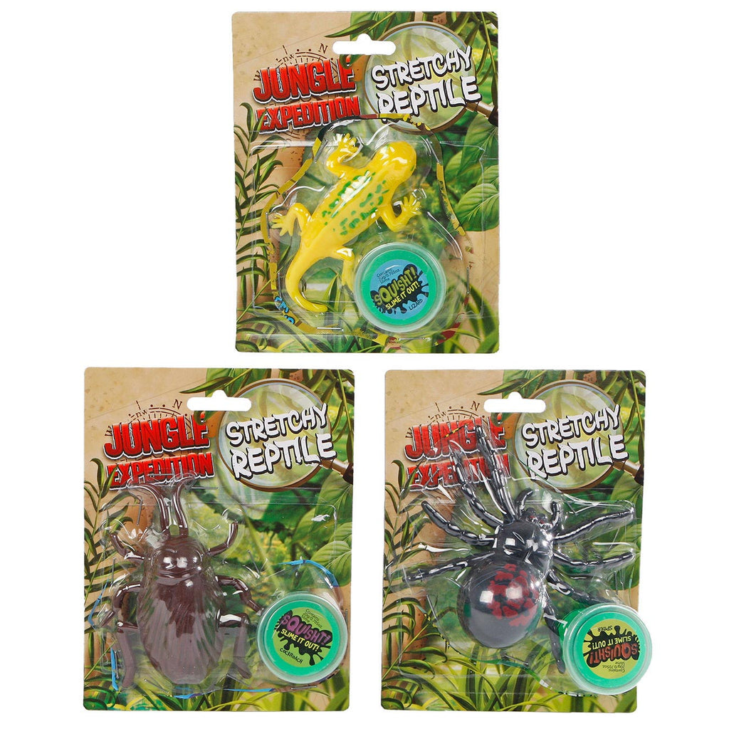 Jungle expedition slijm etend reptiel 11cm