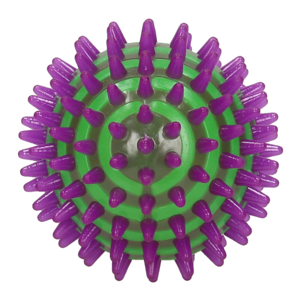 Stuiterbal spikey met licht 9cm