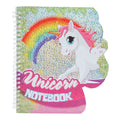 Eenhoorn glitter notitieboekje