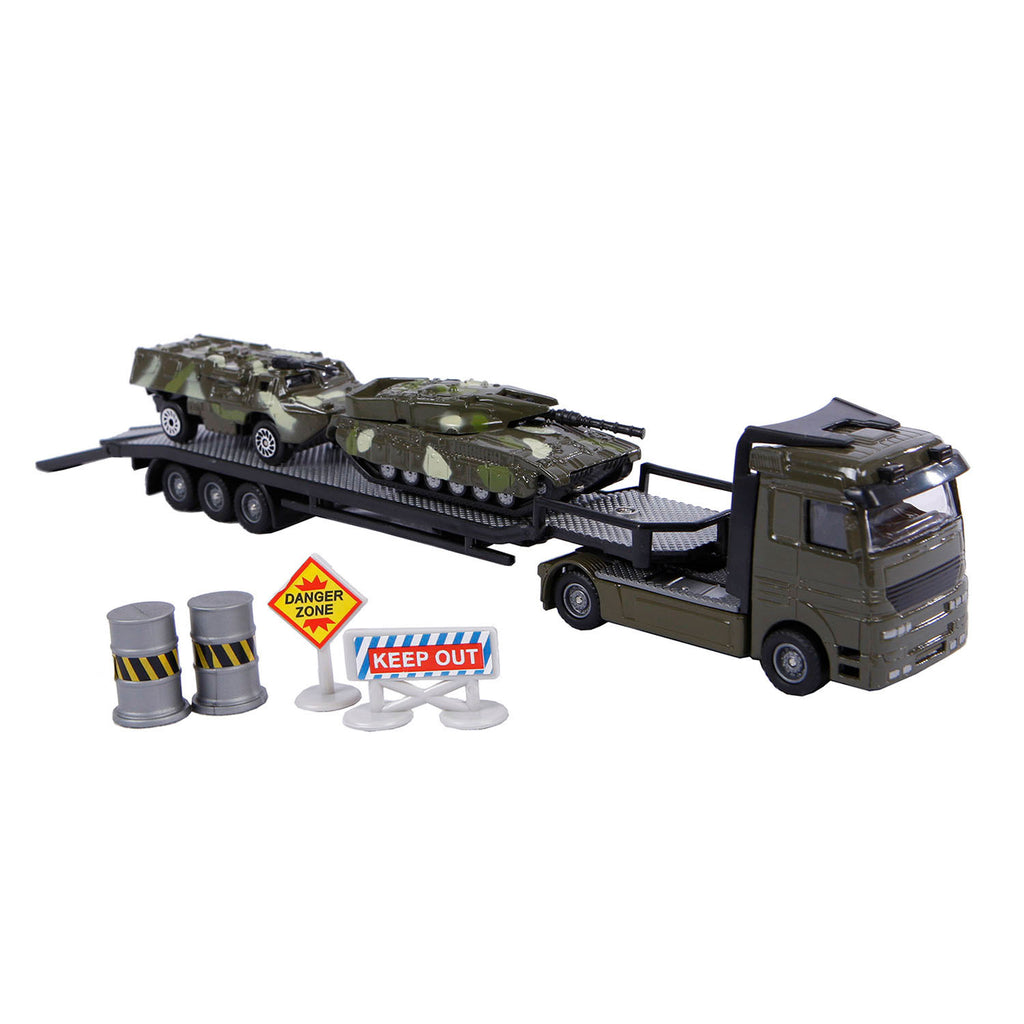 2-play military transporter + tanks 24cm