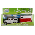 Kids Globe Die-cast Land Rover met Paardentrailer 1:32