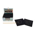 Scratch memoblaadjes met kraspen