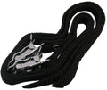 Edge toeclipsriempjes pedaalriempjes nylon - zwart