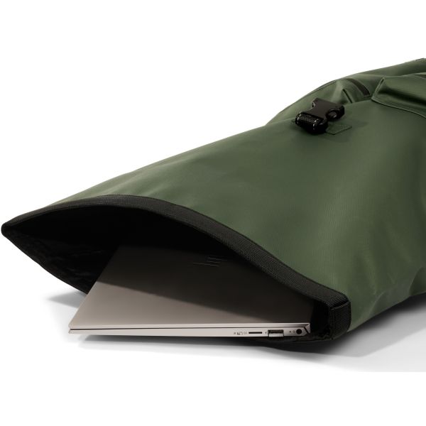 Dutchperfect urban proof rolltop backpack rugtas 20l groen recycled