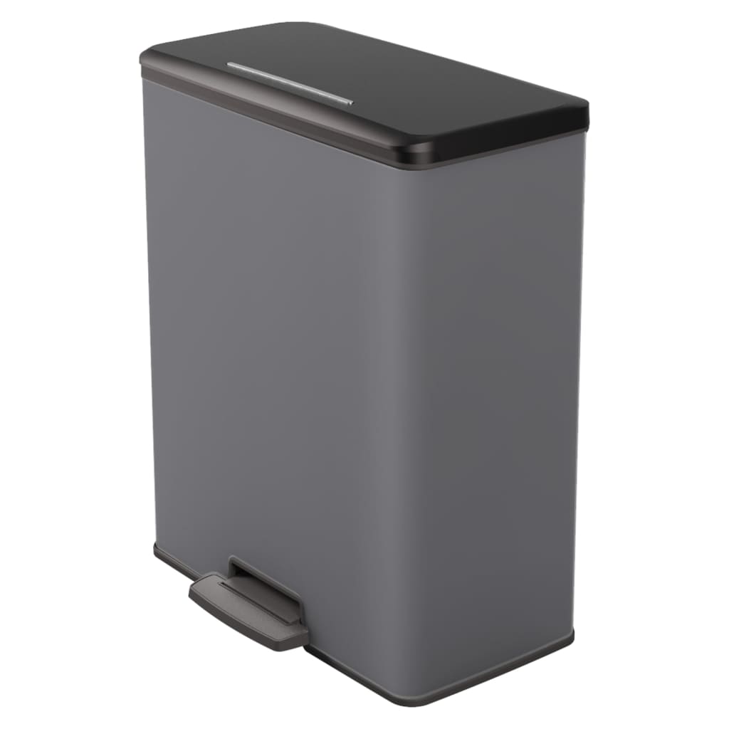 Curver pedaalemmer deco rechthoekig 65 l koelgrijs