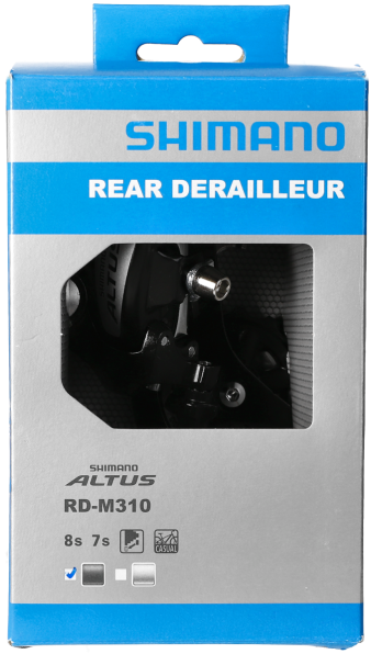 Shimano Altus RD-M310 SGS 7 8 speed Black