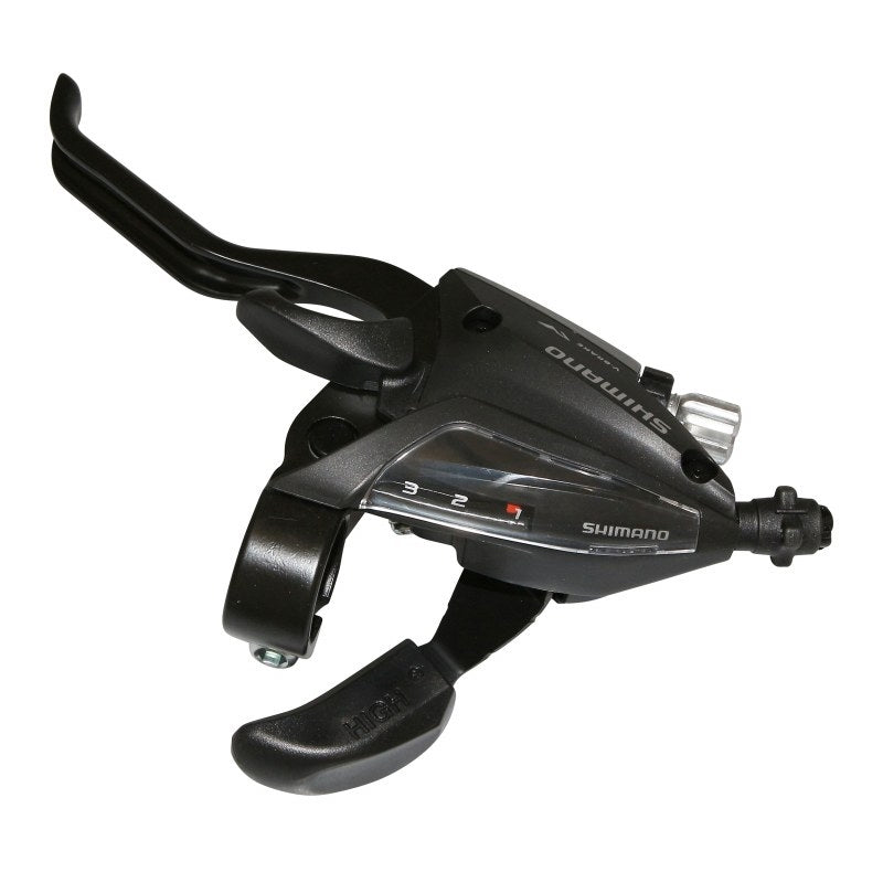 Shimano versteller (links) met remhendel 3 speed st-ef500-4 - 4 vingers - zwart