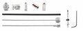 Kabelset Elvedes Trommelrem 1.70M 2.35M Rvs Zwart