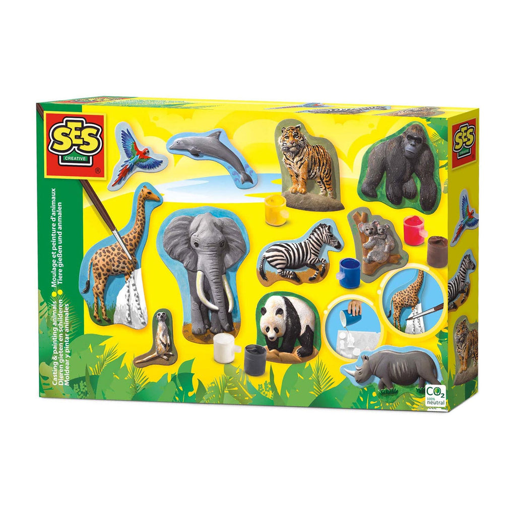 Ses gieten en schilderen - dieren
