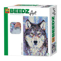 Ses beedz art: strijkkralen wolf | 2 stuks