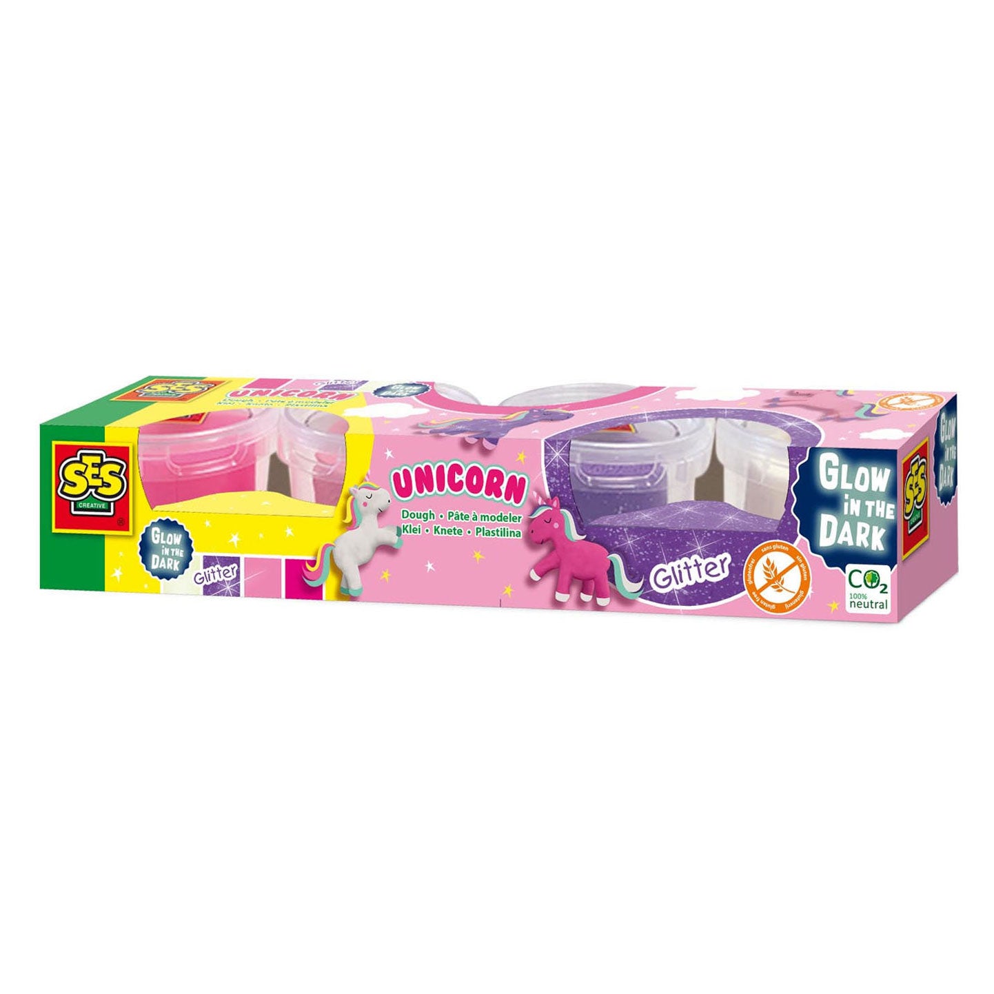 Ses creative ses klei eenhoorn, 4x90gr