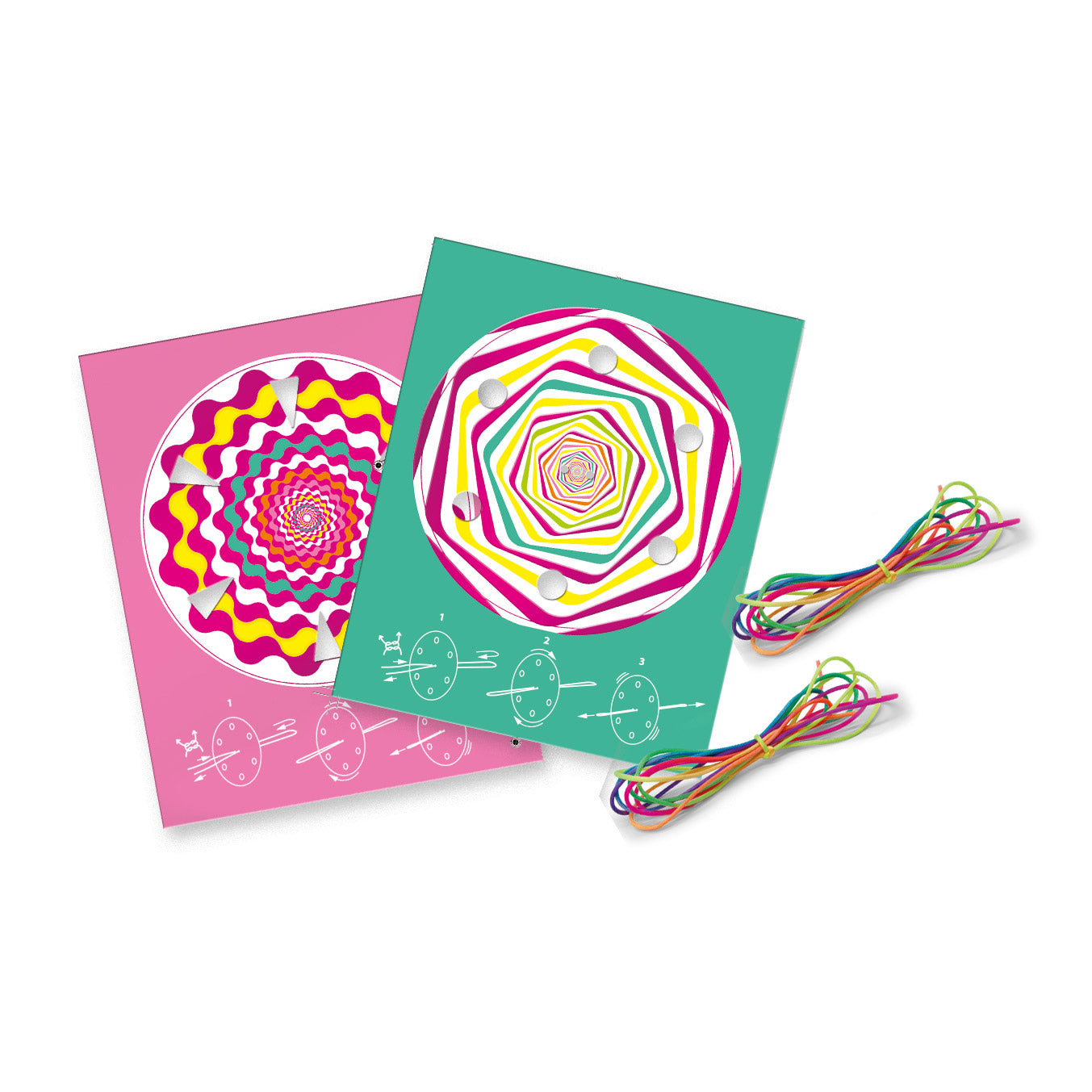 Ses swirl spinner - metallic 2 stuks