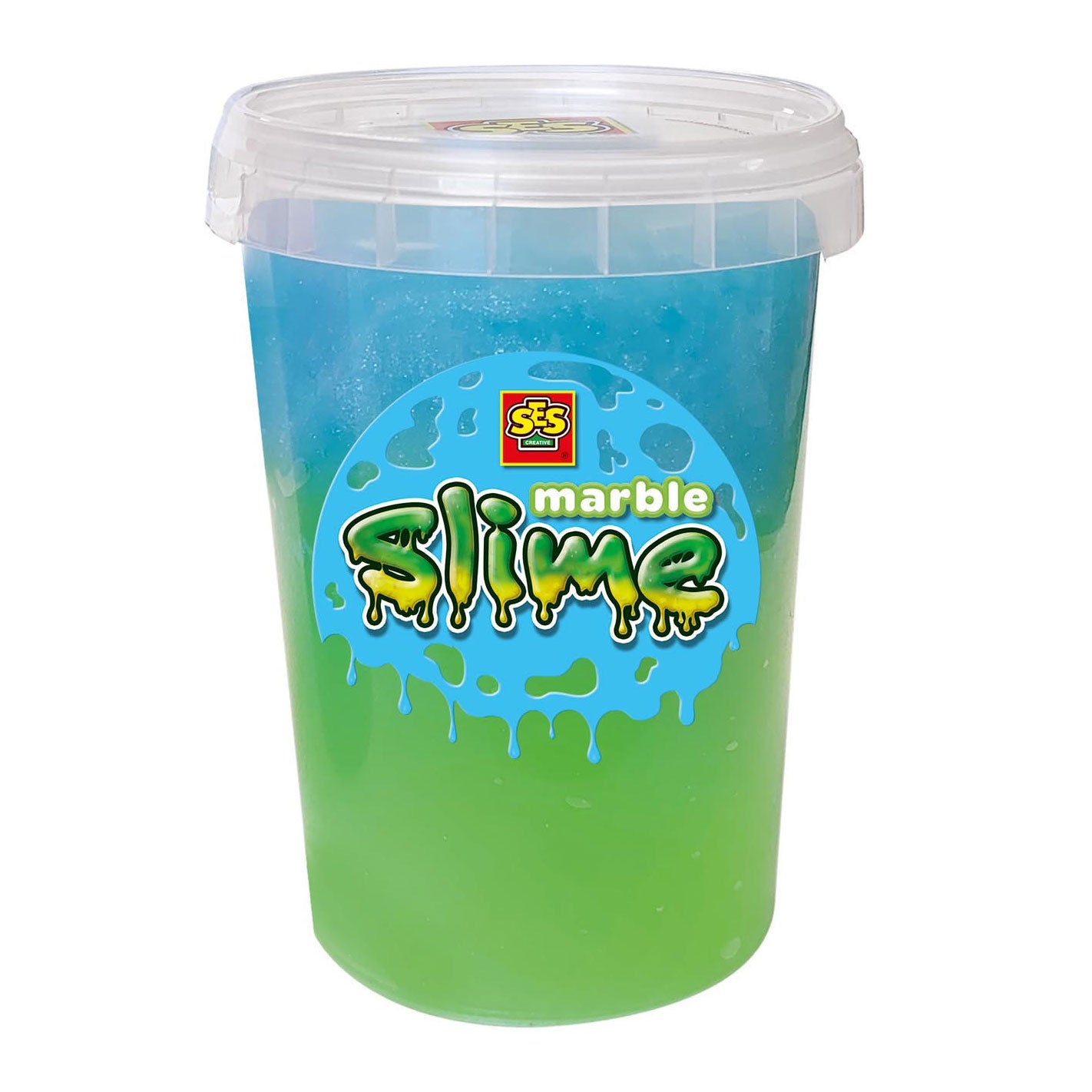 Ses marble slime - groen en blauw 200gr