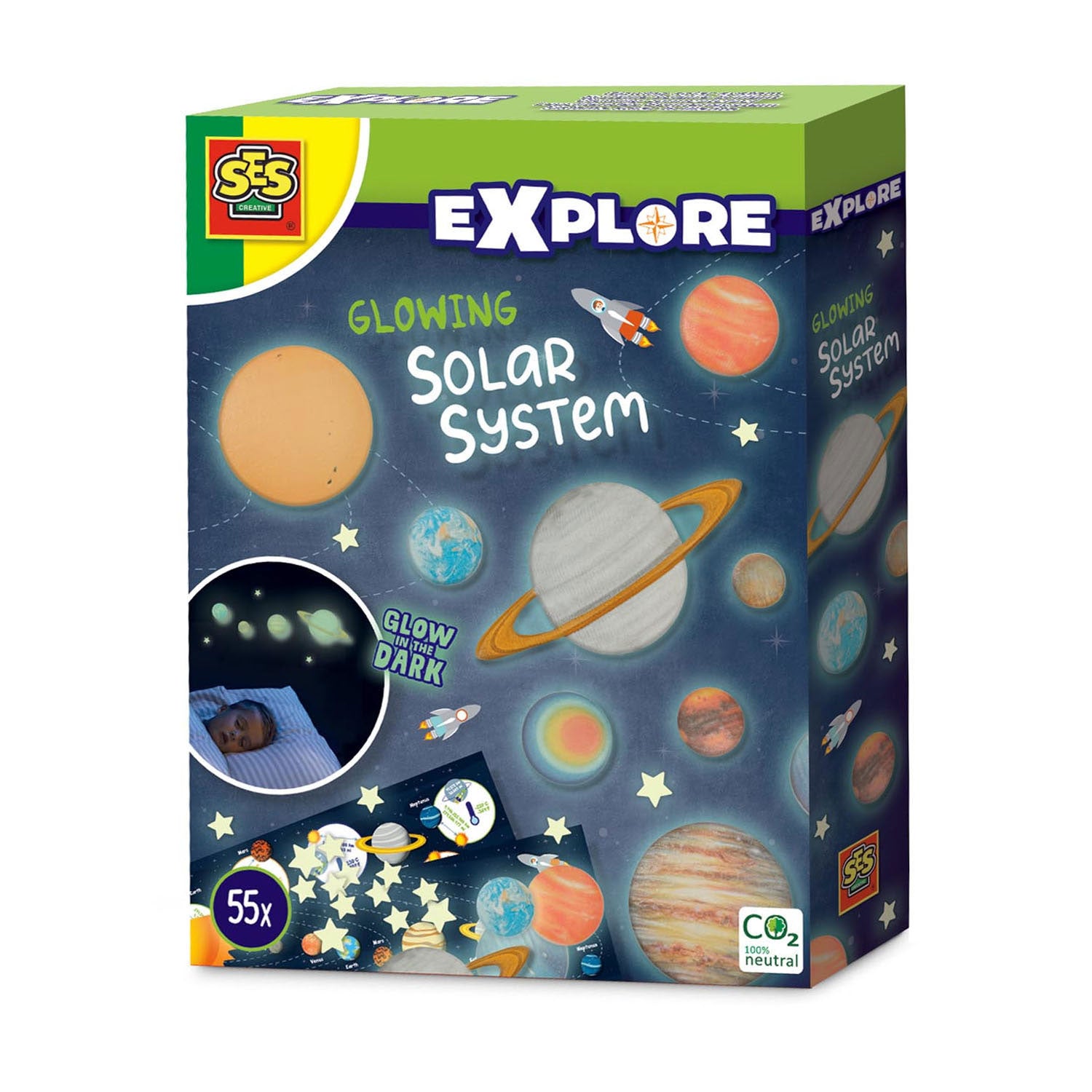 Ses creative ses explore - glowing zonnestelsel