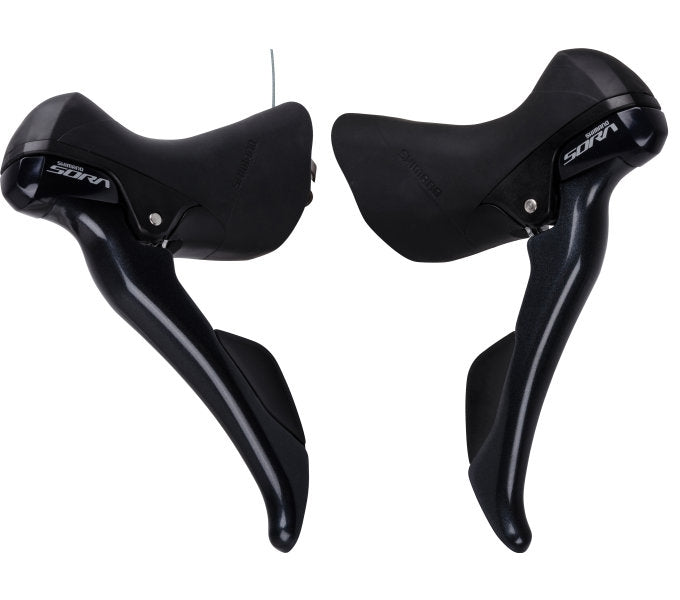 Shimano versteller- remhendelset 2 x 9 speed sora st-r3000 - zwart