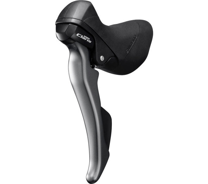 Shimano versteller (links) met remhendel 2 speed claris st-r2000 - grijs zwart