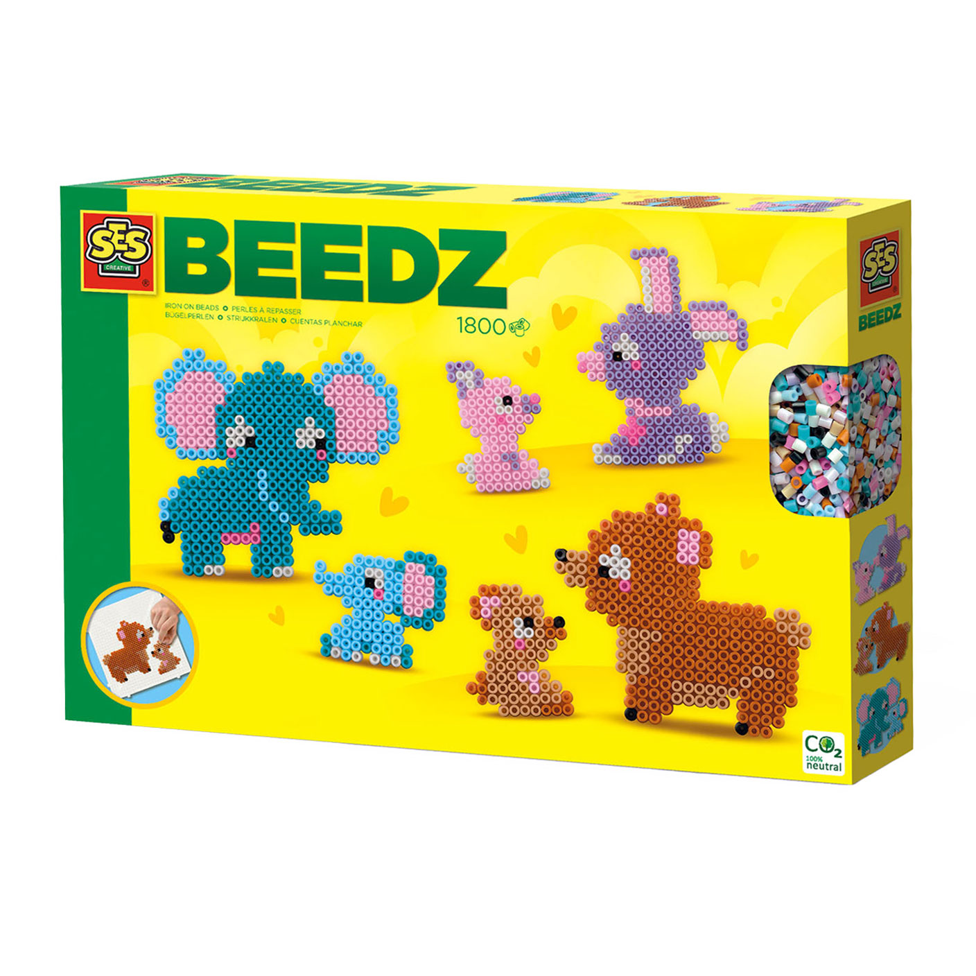 Ses beedz - strijkkralen familie dieren