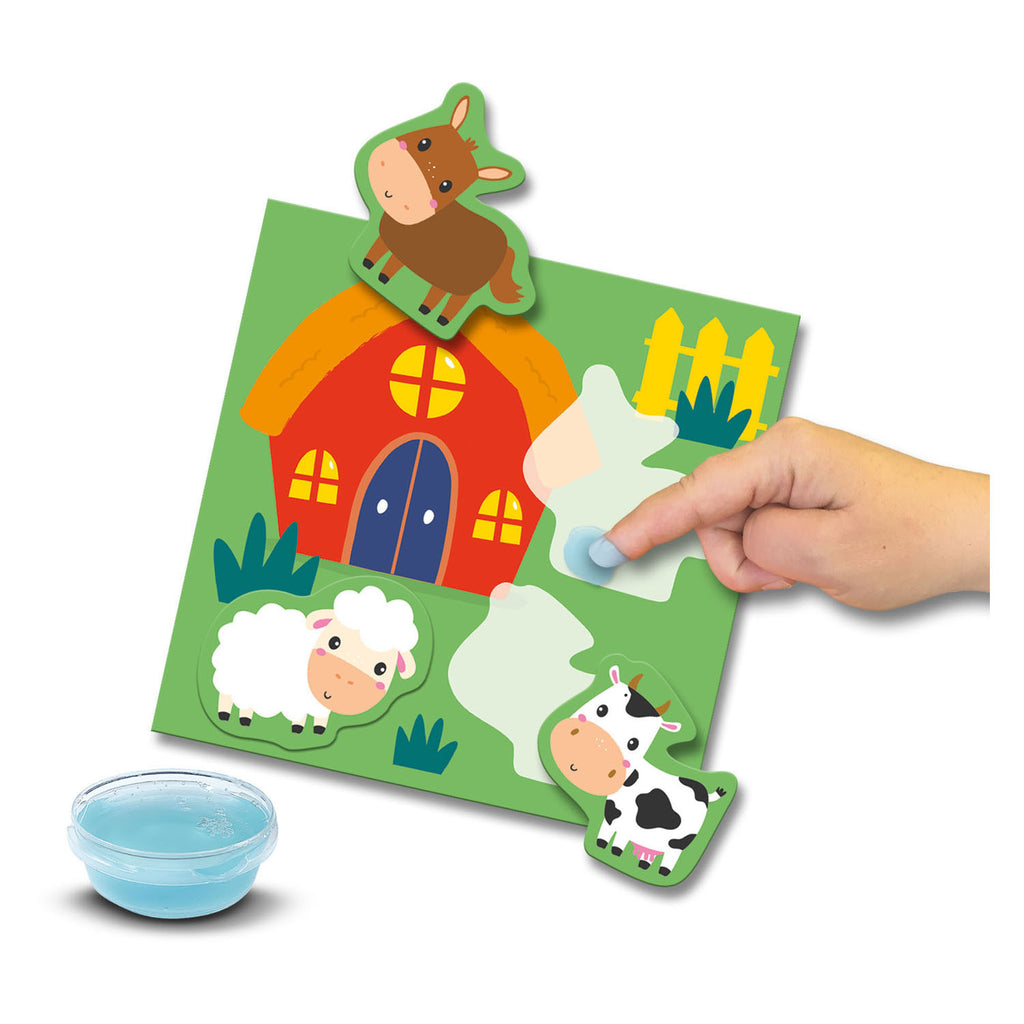 Ses creative ses my first my first - waar woon ik? dieren plakken