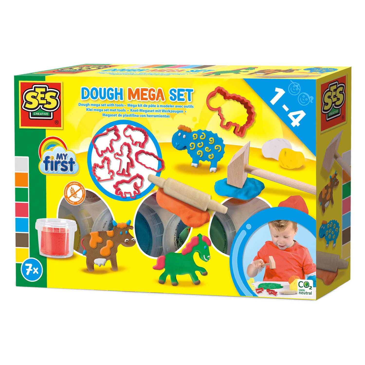 Ses creative ses my first my first - klei mega set met tools