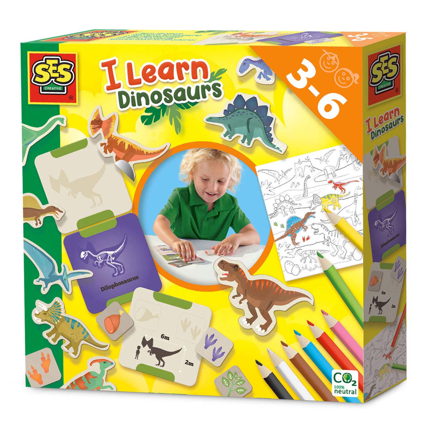 Ses ik leer dinosaurussen knutselset