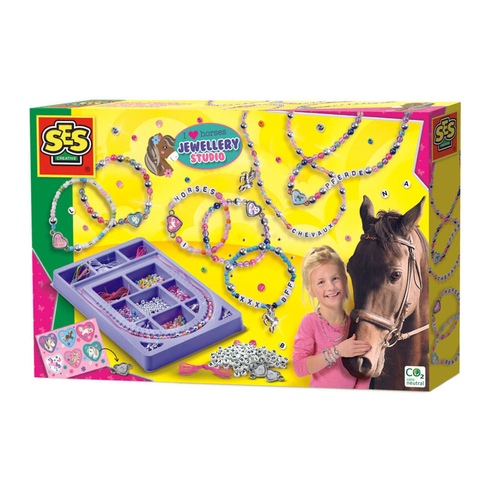 Ses creative ses ik hou van paarden - sieraden studio