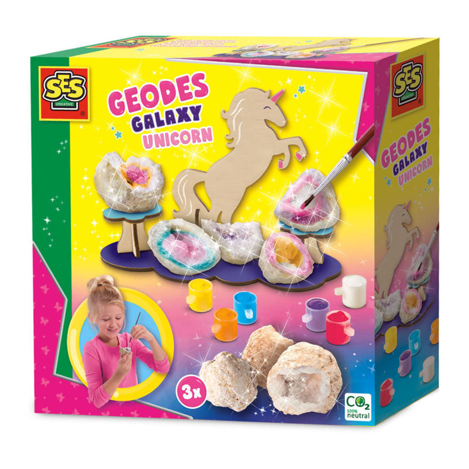 Ses galaxy - geodes unicorn set