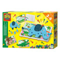Ses ik leer mozaiek dieren puzzel | 6 stuks