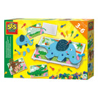 Ses ik leer mozaiek dieren puzzel | 6 stuks