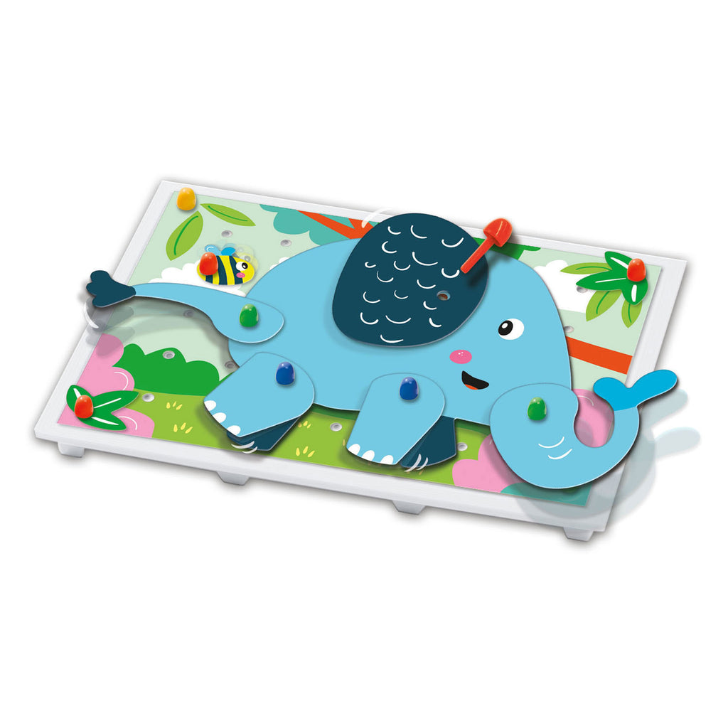 Ses ik leer mozaiek dieren puzzel | 6 stuks