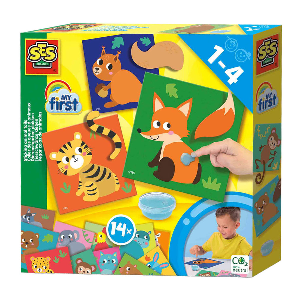 Ses creative ses my first - dierenstaarten plakken