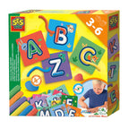 Ses ik leer het alfabet kleien - 6 kleuren klei