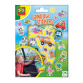 Ses raamstickers voertuigen | 6 stuks