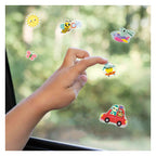 Ses raamstickers voertuigen | 6 stuks