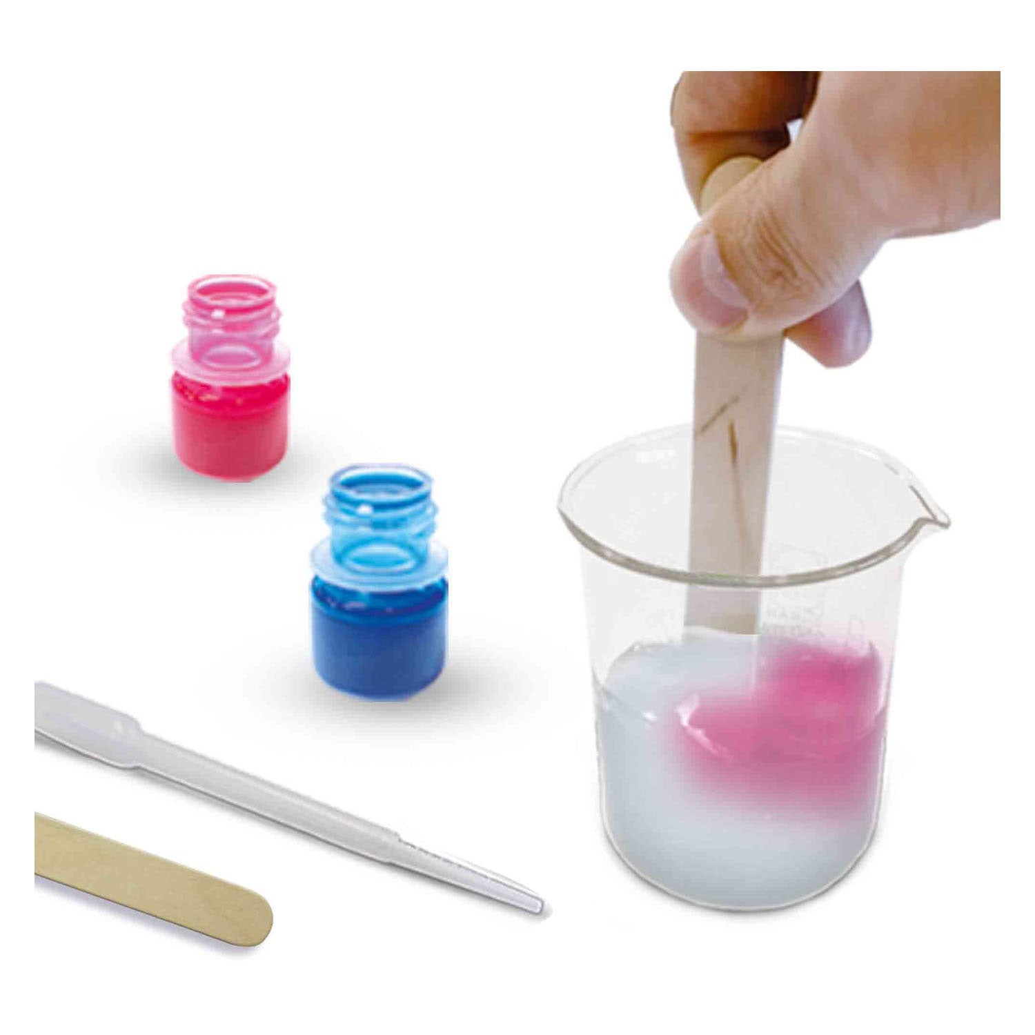 Ses kleuren lab eenhoorn | 2 stuks