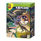 Ses explore dino en skelet opgraven 2in1 - t-rex