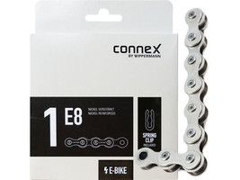 1E8 Versterkte Fietskettingslot - E-bike - Breed - Zwart