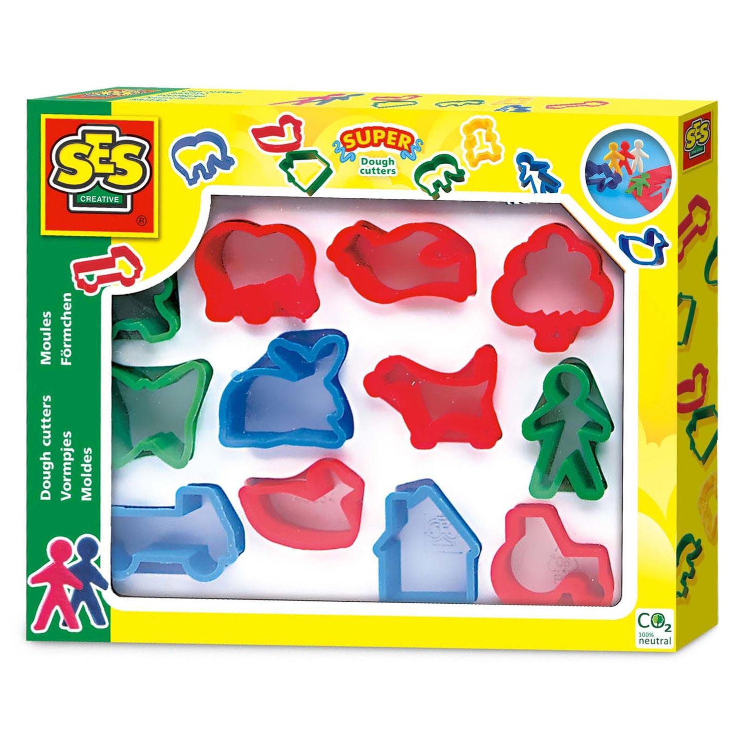 Ses kleivormpjes, 12 stuks