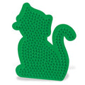 Ses strijkkralen bord kat
