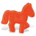 Ses strijkkralen bord paard