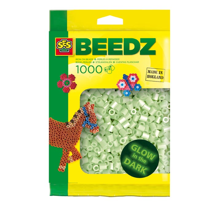 Ses strijkkralen glow in the dark 1000st