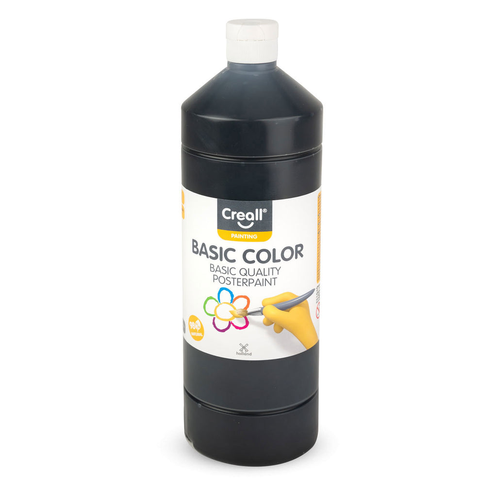 Creall schoolverf zwart, 1 liter
