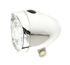 Koplamp Ikzi led retro chroom