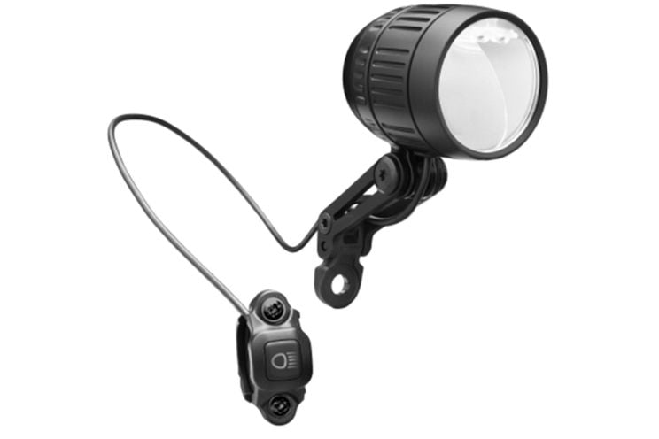 koplamp busch und müller lumotec iq-xm high beam voor e-bike - 120 170 lux - zwart