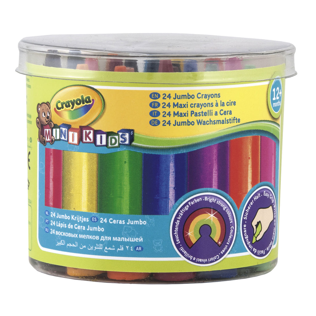 crayola mini kids - dikke waskrijtjes, 24st.