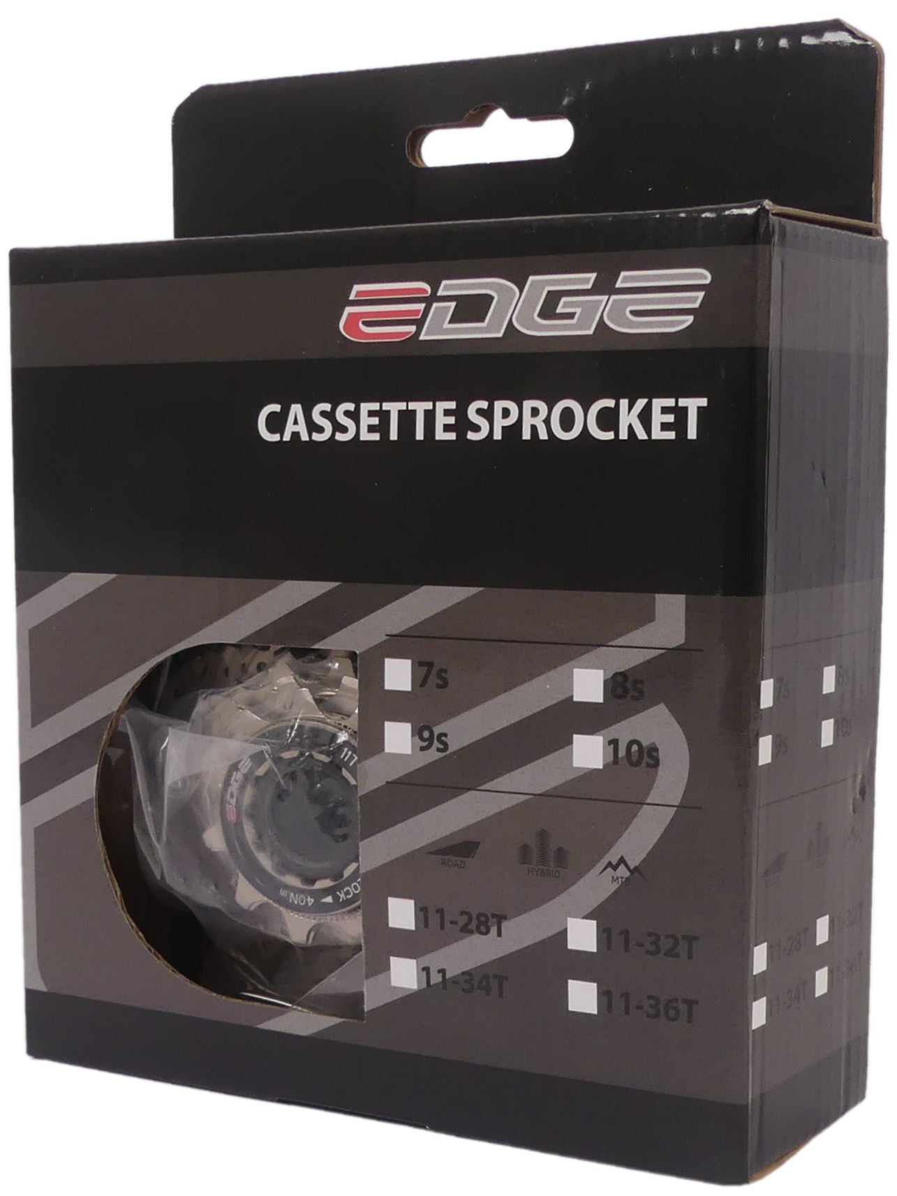 Edge cassette 11 speed csr9011 11-25t - zilver