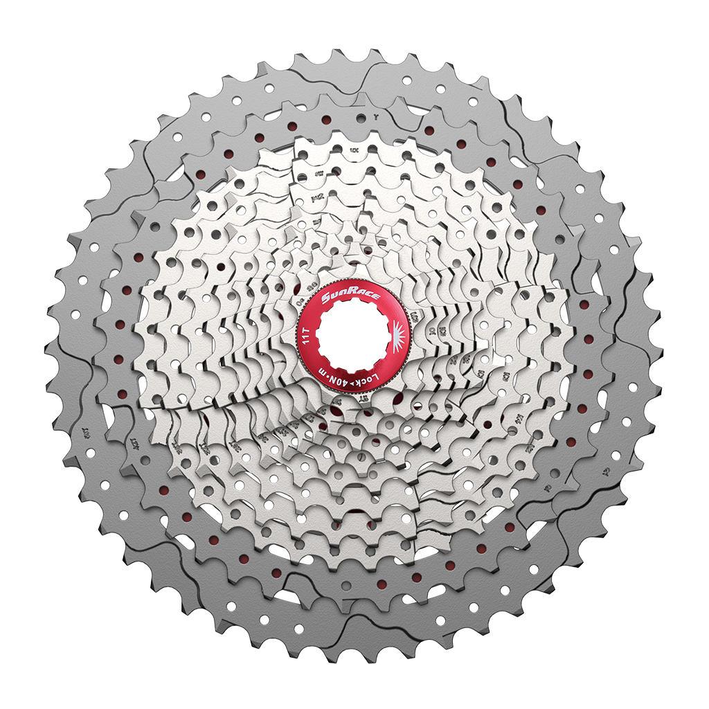 SunRace cassette 11V 11-51 CSMX80 metallic silver