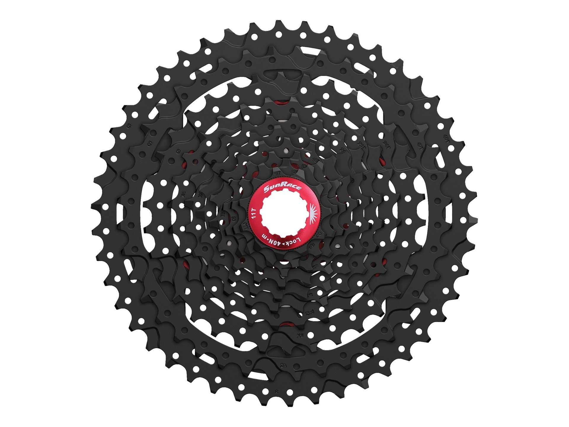 sunrace - cassette mtb csmx3 11-42 10 speed zwart