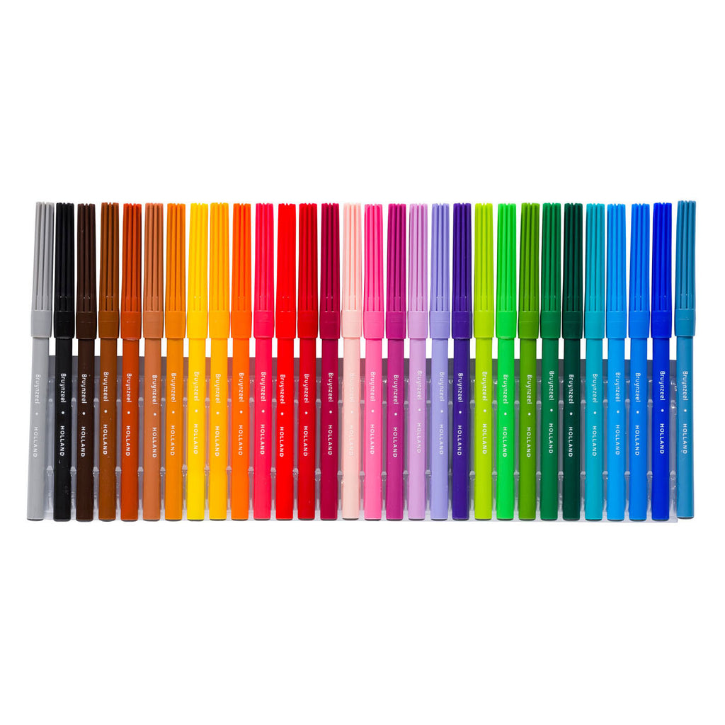 Bruynzeel viltstiften 30 felt tips